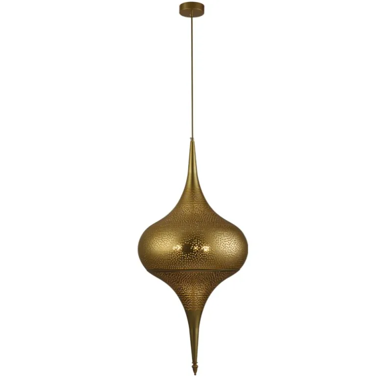 Lámpara colgante de techo Amman Cobre 1XE27 30CM Ø