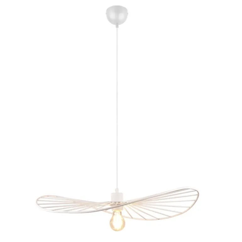 Lámpara colgante de techo Chapeau Blanco 1XE27 60cm Ø