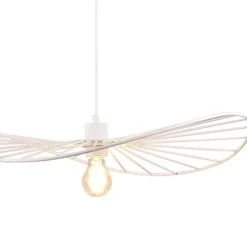 Lámpara colgante de techo Chapeau Blanco 1XE27 60cm Ø