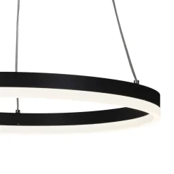 Lámpara colgante Doble Negro 60