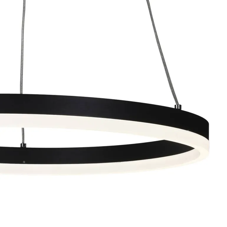 Lámpara colgante Doble Negro 60