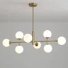 Lámpara colgante Doris 8l oro