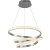 Lámpara colgante LED 96W aluminio plata
