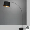 Lámpara de pie Bolivia Negro 1XE27