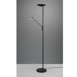 Lámpara de pie Brantford Negro