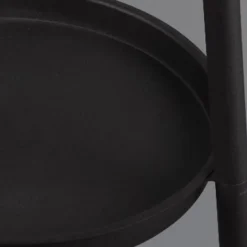 Lámpara de pie Colette Pantalla Gris /Cuerpo Negro 1XE27 57CM Ø