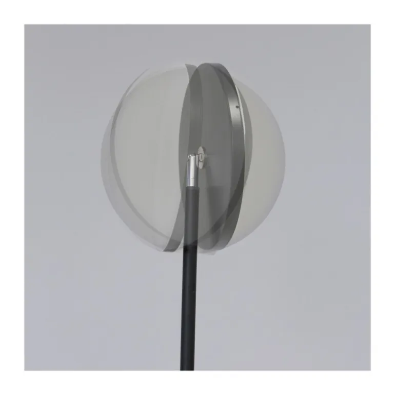 Lámpara de pie Denzel con lector LED 30+6w 3CCT 3000lm acabado negro estilo moderno con mando a distancia 25cm Ø