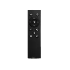 Lámpara de pie Denzel LED 24w 3CCT 2200lm acabado negro estilo moderno con mando a distancia incluido 25cm Ø