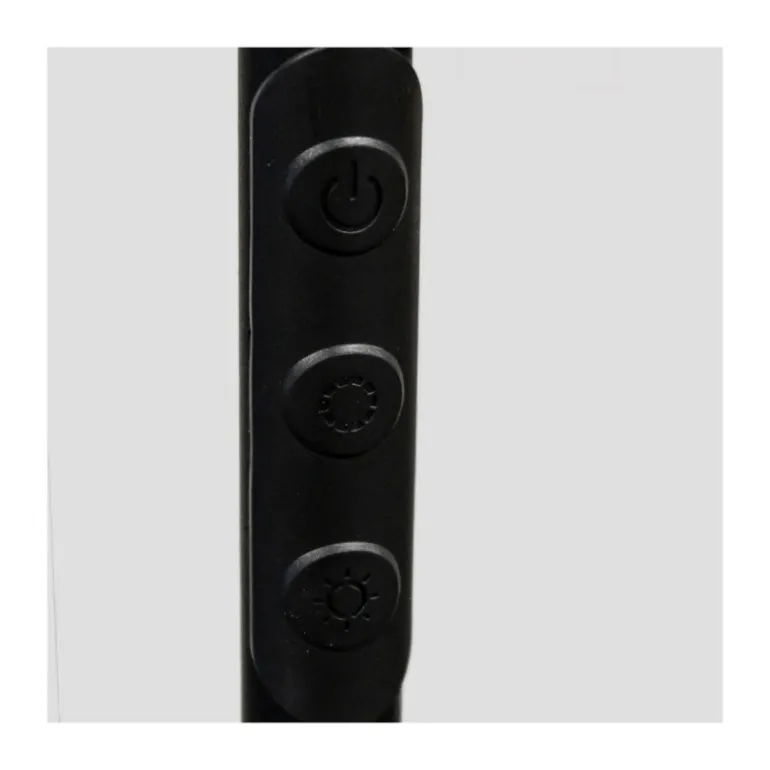 Lámpara de pie Denzel LED 24w 3CCT 2200lm acabado negro estilo moderno con mando a distancia incluido 25cm Ø
