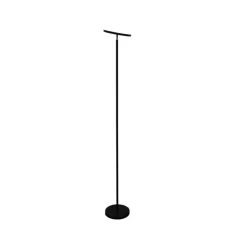 Lámpara de pie Denzel LED 24w 3CCT 2200lm acabado negro estilo moderno con mando a distancia incluido 25cm Ø