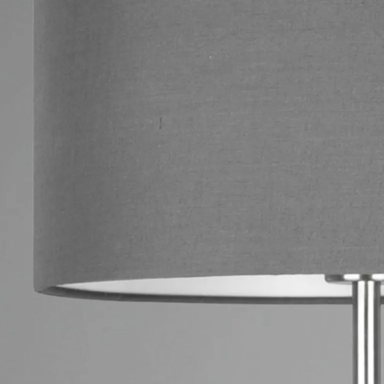 Lámpara de pie Hotel Níquel Pant gris
