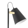 Lámpara de pie Kai Negro 1XE27 23CM Ø