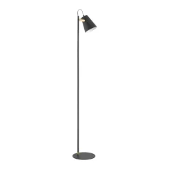 Lámpara de pie Kai Negro 1XE27 23CM Ø