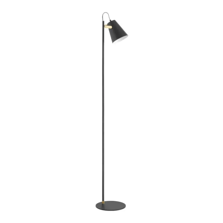 Lámpara de pie Kai Negro 1XE27 23CM Ø