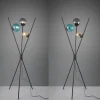 Lámpara de pie Lance Negro/Colores 3XE14 60CM Ø