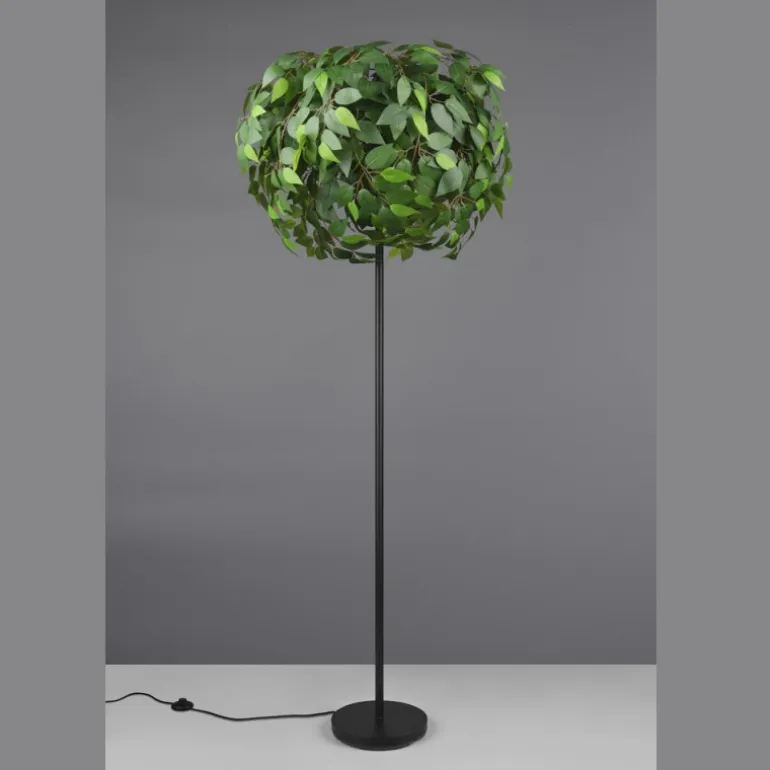 Lámpara de pie Leavy Verde 3XE14 70cm Ø 180cm Alto