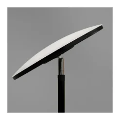 Lámpara de pie Vinet con lector LED 30+6w 3CCT 3000lm acabado negro estilo moderno con mando a distancia 25cm Ø