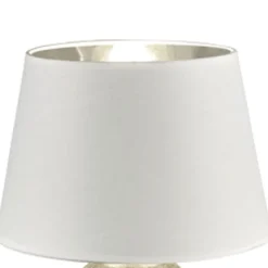 Lámpara de sobremesa Luxor Cerámica Plata 1XE27 24CM Ø