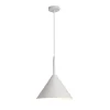 Lámpara de techo colgante Amon 1 luz 1XE27 acabado metal blanco estilo moderno 25cm Ø