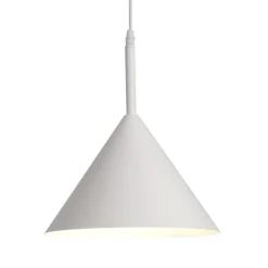 Lámpara de techo colgante Amon 1 luz 1XE27 acabado metal blanco estilo moderno 25cm Ø