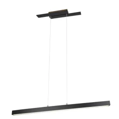 Lámpara de techo colgante Blefast LED integrado 45w tonalidad 3000k 3 intensidades acabado negro estilo moderno