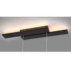 Lámpara de techo colgante Blefast LED integrado 45w tonalidad 3000k 3 intensidades acabado negro estilo moderno