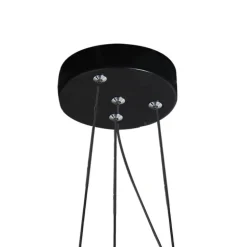 Lámpara de techo colgante Bruno 1 luz 1XE27 acabado negro estilo moderno 30cm Ø
