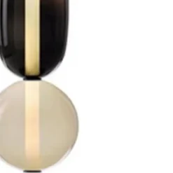Lámpara de techo colgante Bubble 5 LED integrado 12w tonalidad 4000k acabado cristal estilo moderno 15cm Ø