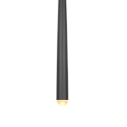 Lámpara de techo colgante Cala negro LED 5.5w 550lm 2300+3000+4000k estilo moderno 14cm Ø