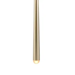 Lámpara de techo colgante Cala oro LED integrado 5.5w 550lm 2300+3000+4000k estilo moderno 14cm Ø