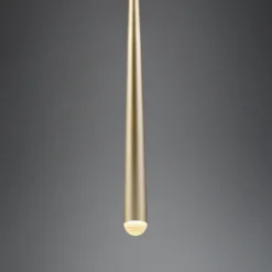 Lámpara de techo colgante Cala oro LED integrado 5.5w 550lm 2300+3000+4000k estilo moderno 14cm Ø