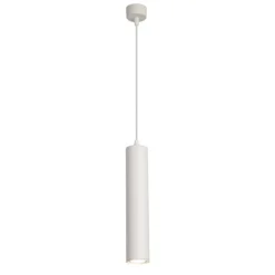 Lámpara de techo colgante Hathor 1 luz 1XGU10 acabado metal blanco estilo moderno 6cm Ø