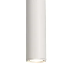 Lámpara de techo colgante Hathor 1 luz 1XGU10 acabado metal blanco estilo moderno 6cm Ø