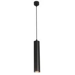 Lámpara de techo colgante Hathor 1 luz 1XGU10 acabado metal negro estilo moderno 6cm Ø
