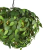 Lámpara de techo colgante Leavy Verde 4XE14 70cm Ø