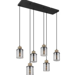 Lámpara de techo colgante Lineal 6L Reid 3XE27