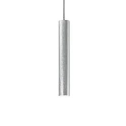 Lámpara de techo colgante Look 1xGU10 acabado plata estilo moderno 6cm Ø