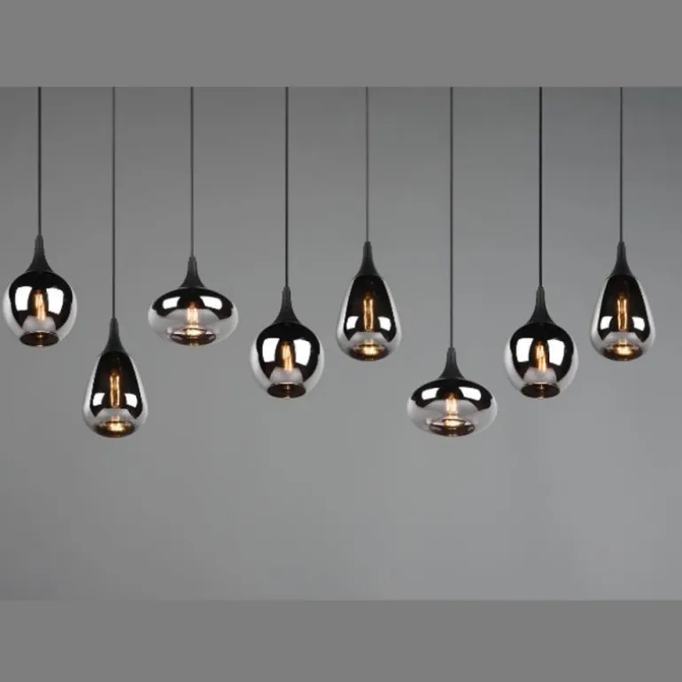 Lámpara de techo colgante Lumina 8L 8XE14 121CM Ancho
