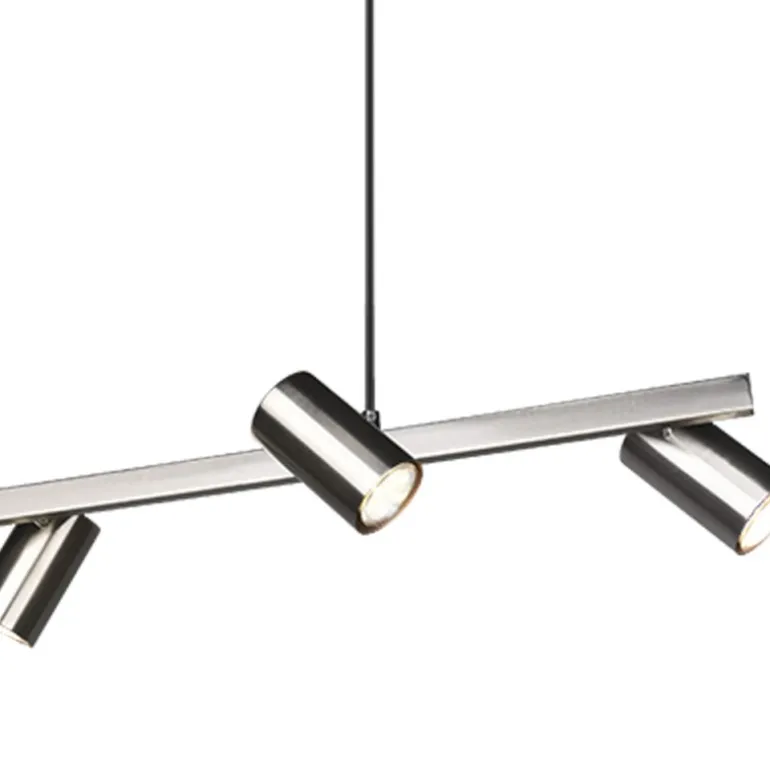 Lámpara de techo colgante Marley Níquel 4L 4XGU10 80cm Ancho
