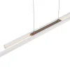 Lámpara de techo colgante Odio Gris LED 22w 3000k 2500LM