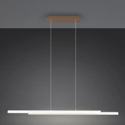 Lámpara de techo colgante Odio Gris LED 22w 3000k 2500LM