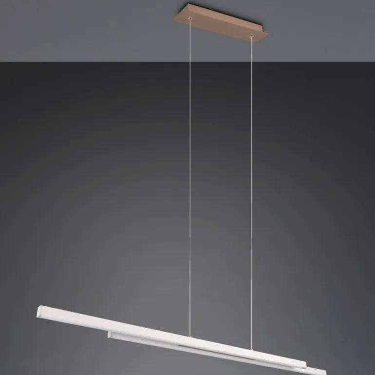Lámpara de techo colgante Odio Gris LED 22w 3000k 2500LM