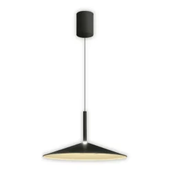 Lámpara de techo colgante Opava Negro LED 18w 3000k 47.5CM Ø