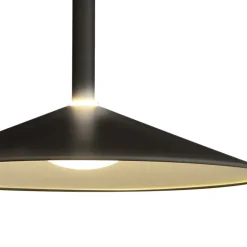 Lámpara de techo colgante Opava Negro LED 9w 3000k 32CM Ø