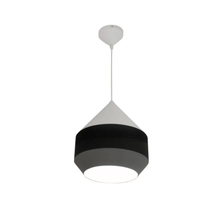 Lámpara de techo colgante Orso 25 1xE27 acabado negro estilo moderno 25cm Ø