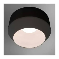 Lámpara de techo colgante Orso 25 1xE27 acabado negro estilo moderno 25cm Ø
