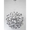 Lámpara de techo colgante Tirabuzón 80 9xG9 acabado metal níquel estilo moderno 80cm Ø