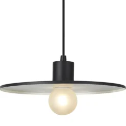 Lámpara de techo colgante Yidda Negro 1XE27 IP44