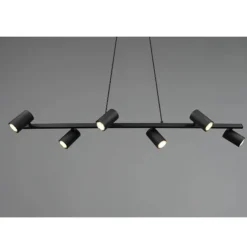 Lámpara lineal Marley negro 6L