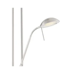 PIE DE SALON LAMPA NIQUEL LED
